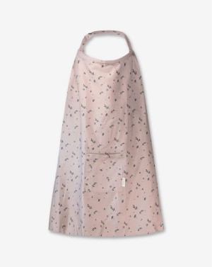 Minene Pink Leaf Κάλυμμα Θηλασμού Ροζ Φύλλα, 1τμχ