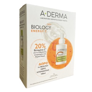 A-Derma Promo Biology Serum Ορός Ενίσχυσης Λάμψης 30ml & Δώρο Biology Νερό Ντεμακιγιάζ 100ml, 1 σετ