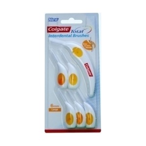 Colgate Total Interdental Brushes Βουρτσάκια Μεσοδοντίων 6mm, 6τμχ