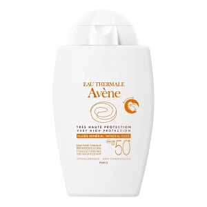 Avene Fluide Mineral Spf50+ Αντηλιακό Προσώπου για το Ευαίσθητο Mη Ανεκτικό Δέρμα, 40ml