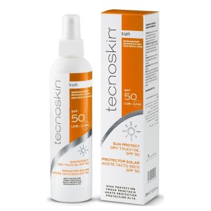 Tecnoskin Dry Touch Oil SPF50 Αντηλιακό Ξηρό Λάδι Σώματος, 200ml