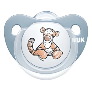 Nuk Ορθοδοντική Πιπίλα Disney Winnie the Pooh Σιλικόνη 0-6m Ροζ Garry, 1τμχ