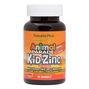 Natures Plus Animal Parade Kidzinc Lozenges 8mg Παιδικές Βιταμίνες για Τόνωση του Ανοσοποιητικού, 90 παστίλιες