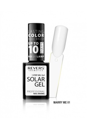 Revers Nail Polish Solar Gel  Marry me Ημιμονιμο Βερνικι Ν01, 10ml