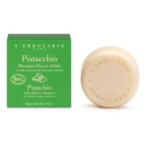 LErbolario Solid Shower Shampoo Pistacchio Σαπούνι για το Μπάνιο με Άρωμα Φυστίκι, 60gr