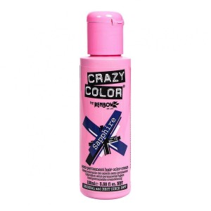 Crazy Color Semi Permanent Hair Color Ημιμόνιμη Βαφή Sapphire (Νο72), 100ml 