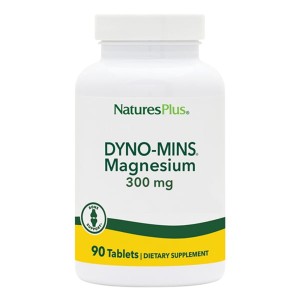 Natures Plus Dyno Mins Magnesium 300mg Συμπλήρωμα Διατροφής με Μαγνήσιο, 90tabs
