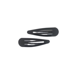 Ro-Ro Accessories Κλικ Κλακ Μαύρα 7cm Σετ, 2τμχ