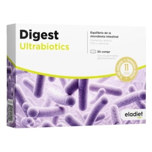 Eladiet Digest UltraBiotics Συμβιωτική Φόρμουλα για την Υγεία του Εντέρου, 30tabs