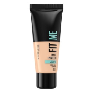 Maybelline Fit Me Matte and Poreless Foundation 104 Soft Ivory, 30ml