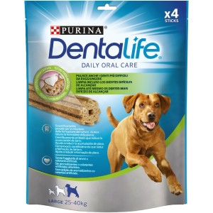 Purina® DentaLife® Large, Συμπληρωματική Τροφή για Ενήλικους Σκύλους Βάρους 25-45kg, 115g