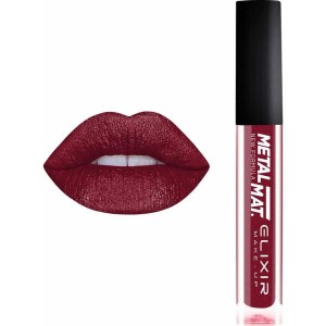 Elixir Make-Up Liquid Lip Metal Matte Υγρό Ματ Κραγιόν 430 Chilly Pepper, 1τμχ