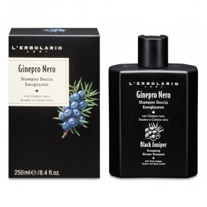 LErbolario Ginepro Nero Shampoo Doccia Σαμπουάν Αφρόλουτρο, 250ml