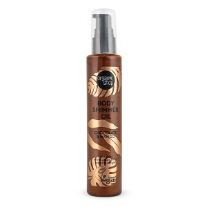 Natura Siberica-Organic Shop Body Shimmer Oil , Λάδι Σώματος για Λάμψη, Σοκολάτα & Μάνγκο, 100ml