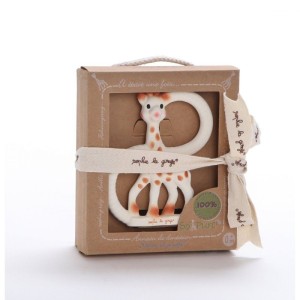 Sophie la Girafe 200319 So Pure Δακτύλιος οδοντοφυϊας πολύ μαλακός, 1 τεμάχιο