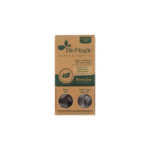 BioMagic Keratin & Argan Oil Hair Color Demi-Permanent Βαφή Μαλλιών Γκρι, 60ml