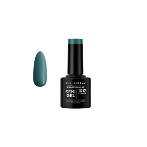 Elixir Make-up Semi Gel Ημιμόνιμο Επαγγελματικό Βερνίκι Νυχιών Νο1017 Cyanide, 8ml