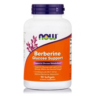 Now Foods Berberine Glucose Metabolism Support Βερβερίνη 400mg, 90 Softgels