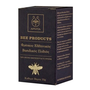 Apivita Bee Products Φρέσκος Ελληνικός Βασιλικός Πολτός,10gr