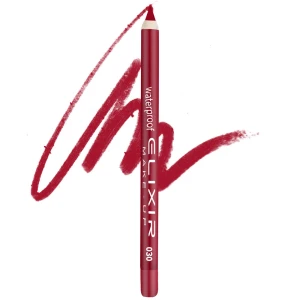 Elixir Waterproof Lip Pencil Αδιάβροχο Μολύβι Χειλιών, 030 True Red