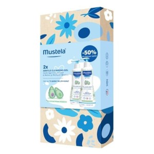 Mustela Spring Set 2x Gentle Cleansing Gel Απαλό Τζέλ Καθαρισμού, 2x500ml
