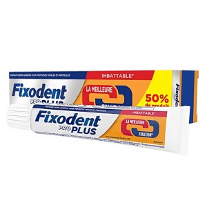 Fixodent Pro Plus Duo Action Στερεωτική Κρέμα Τεχνητής Οδοντοστοιχίας, 60gr