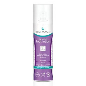 Pharmasept Tol Velvet Foot Lotion Αποσμητική Λοσιόν Ποδιών κατά του Ιδρώτα & της Κακοσμίας, 100ml