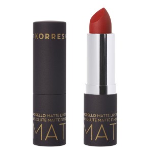 Korres Morello Ματ Κραγιόν 57 Scarlet Suede, 3.5gr