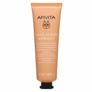 Apivita Face Scrub Ήπιας Απολέπισης με Βερίκοκο, 50ml