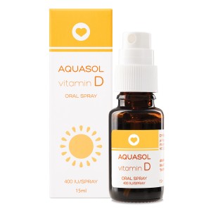 Aquasol Vitamin D Oral Spray 400 IU Συμπλήρωμα διατροφής Βιταμίνη D, σε Μορφή Spray, 15ml
