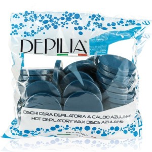 Depilia Κερί Αποτρίχωσης Σε Δίσκους Αζουλένιο, 1000ml