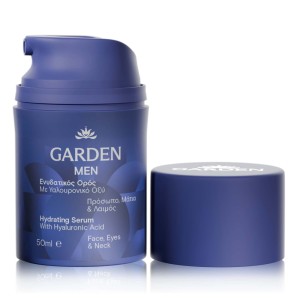 Garden Men Ενυδατικός Ορός με Υαλουρονικό Οξύ, 50ml