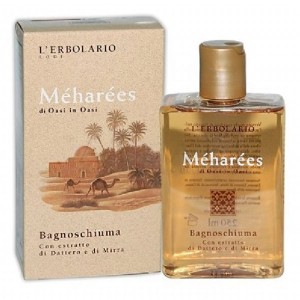 LErbolario Meharees Shower Gel - Αφρόλουτρο με Αρωματικές Νότες από: Κέδρος Λιβάνου Πορτοκάλι Κανέλα Βανίλια Σάνταλο, 250ml
