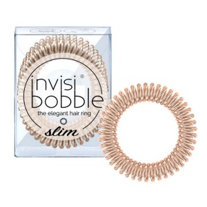 Invisibobble Slim Bronze Me Pretty Λαστιχάκια Μαλλιών, 3 τμχ