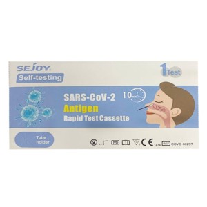 Sejoy SARS-CoV-2 Antigen Rapid Test Cassette Ρινικό Τεστ Ταχείας Ανίχνευσης Αντιγόνου Κορωνοϊού, 1τμχ
