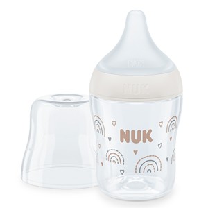 Nuk Perfect Match Μπιμπερό Πλαστικό με Μαλακή Θηλή Σιλικόνης κατά των Κολικών με Έλεγχο Θερμοκρασίας 0m+, 150ml