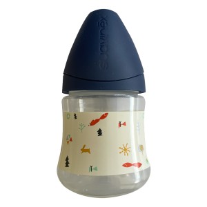 Suavinex Μπιμπερό Πλαστικό Ανατομική Θηλή Μ Latex 0-6m Πράσινο, 150ml