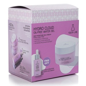 Youth Lab. Hydro Cloud Value Σετ Oil-Free Ενυδατικό Κρεμοτζέλ Προσώπου, 50ml & Δώρο Ενυδατικός Ορός Προσώπου με Υαλουρονικό Οξύ, 15ml, 1σετ