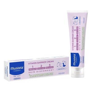 Mustela Bebe Vitamin Barrier Cream 1 2 3 Καθημερινή Κρέμα για την Αλλαγή Πάνας, 50ml