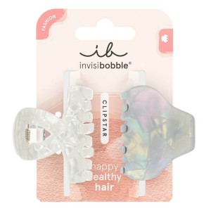 Invisiboble Clipstar Κλάμερ Μαλλιών Pearly Frost, 2τμχ