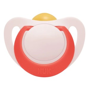 Nuk Star Ορθοδοντική Πιπίλα Latex Λευκή με Πουλιά 6-18m, 1τμχ