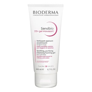 Bioderma Sensibio DS Gel Moussant Foaming Gel Τζελ Καθαρισμού για Επιδερμίδες με Λιπαρότητα & Απολέπιση, 200ml