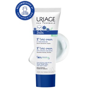 Uriage Bebe 1st Cold Cream Προστατευτική Θρεπτική Κρέμα για Προσωπο & Σώμα του Μωρού Χωρίς Άρωμα, 75ml