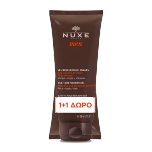 Nuxe Promo Men 1+1 Δώρο Ανδρικό Αφρόλουτρο για Σώμα, Μαλλιά & Πρόσωπο, 2x200ml