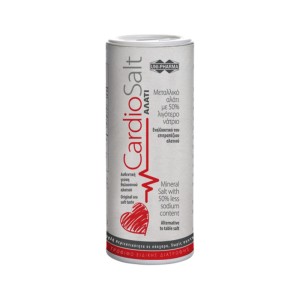 Uni-Pharma Αλάτι Υποκατάστατο Cardiosalt με 50% Λιγότερο Νάτριο, 250gr