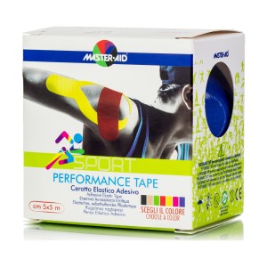 Master-Aid Performance Tape Ταινία Κινησιοθεραπείας Μπλε, 5cmx5m