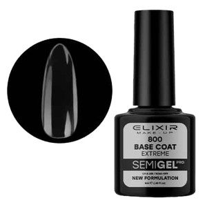 Elixir Make Up 800 Base Coat Extreme Semigel Pro Ημιμόνιμο Βερνίκι Νυχιών, 8ml