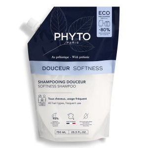 Phyto Douceur Softness Refill Shampoo Ανταλλακτικό Σαμπουάν για Απαλότητα, 750ml