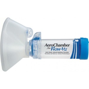 AeroChamber Plus Αεροθάλαμος Εισπνοών Ενηλίκων με Μάσκα Large