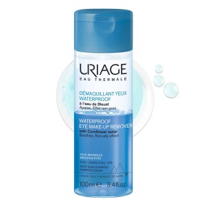 Uriage Waterproof Eye Make-Up Remover Διφασικό Ντεμακιγιάζ Ματιών, 100ml
